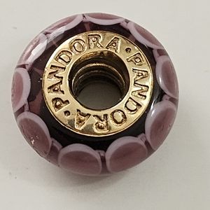 Pandora Purple Lotus charm for bracelet